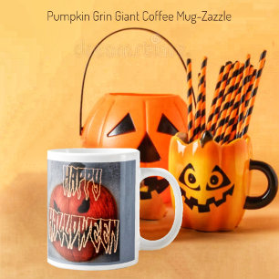 Grande Tasse Citrouille Grin