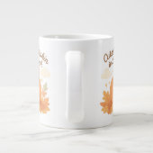 Grande Tasse Citrouille la plus mignonne du patch Design pastel (Dos)