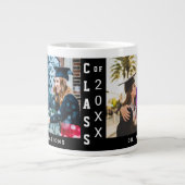 Grande Tasse Classe de 20XX Photo Graduation avec nom (Devant)