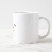 Grande Tasse Classic Plain Simple Clean Nom professionnel (Droite)