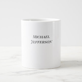 Grande Tasse Classique Créatif tendance Noir & Blanc