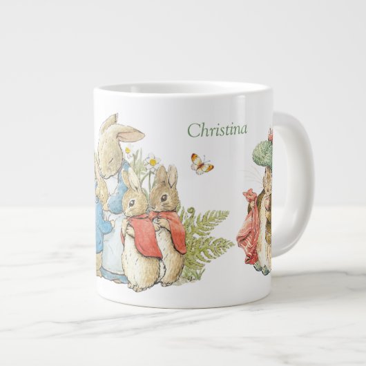 Grande Tasse Classique Pierre le lapin (Devant droit)