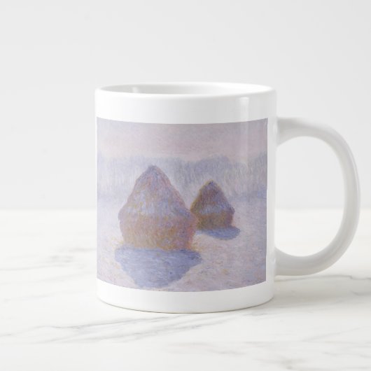 Grande Tasse Claude Monet| L'effet de la neige et du soleil sur (Droite)
