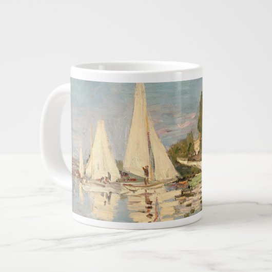 Grande Tasse Claude Monet | Regatta at Argenteuil, c.1872 (Devant gauche)