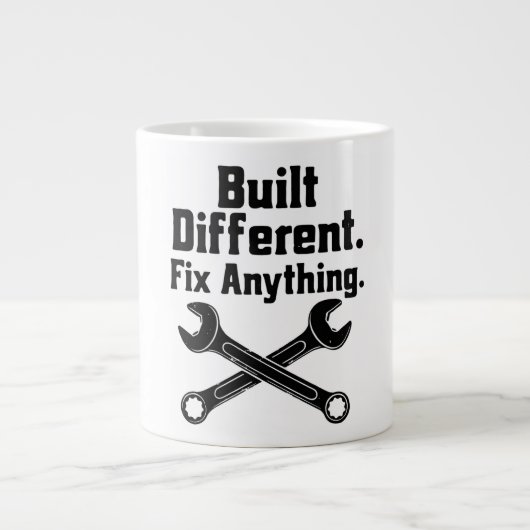 Grande Tasse Clé de Mécanicien Répare Tout Construit Différemme (Devant)