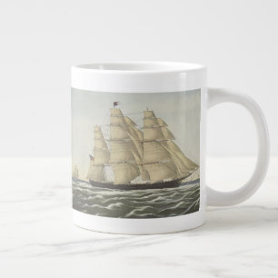 Grande Tasse Clipper Ship, nuage volant