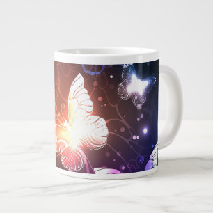 Grande Tasse Clowing Night Butterflies