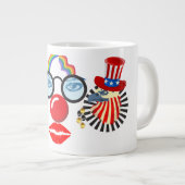 Grande Tasse Clown coloré (Devant droit)