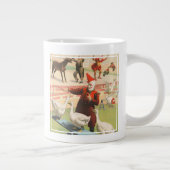 Grande Tasse Clowns Avec Oies, Coqs Et Âne. (Droite)