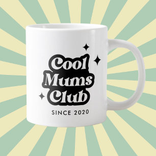 Grande Tasse Club des mamans Cool moderne Rétro Super Vintage