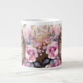Grande Tasse Club Leopard & Roses (Devant)