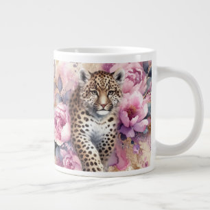 Grande Tasse Club Leopard & Roses