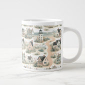 Grande Tasse Coastal Cottage Lighthouse Pattern (Droite)