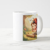 Grande Tasse Coccinelle et le royaume de nectar caché (Devant droit)