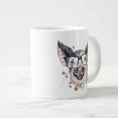 Grande Tasse Cochon branché (Devant droit)
