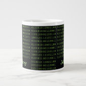 Grande Tasse Code binaire personnalisé (Devant)