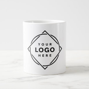 Grande Tasse Code QR noir élégant et élégant