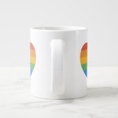 Grande Tasse Coeur arc-en-ciel (Dos)