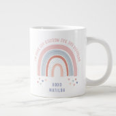 Grande Tasse Coeur arc-en-ciel jolie salle de classe cadeau val (Droite)