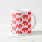 Grande Tasse Cœur de Feu (Devant droit)