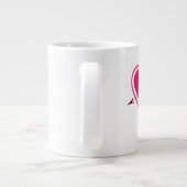Grande Tasse Cœur & Flèche-Raspberry (Dos)