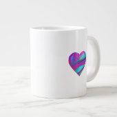 Grande Tasse Cœur graphique (Devant droit)