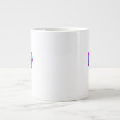 Grande Tasse Cœur graphique (Devant)