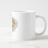 Grande Tasse Cœur Steampunk avec un manomètre (Droite)