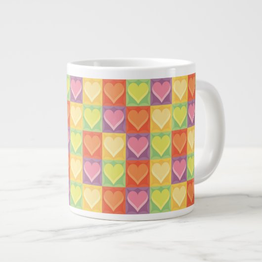 Grande Tasse Coeurs (Devant droit)