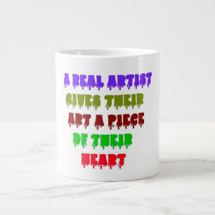 Grande Tasse Coeurs Artistes Et Art Et Âme