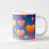 Grande Tasse Coeurs dans le ciel | (Droite)