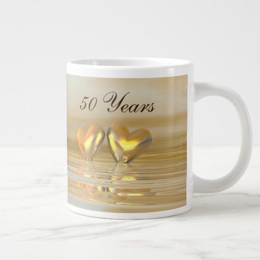 Grande Tasse Coeurs d'or (Droite)