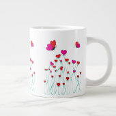 Grande Tasse Coeurs et papillons Valentine Love (Droite)