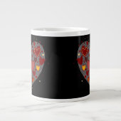 Grande Tasse Cœurs partout (Devant)