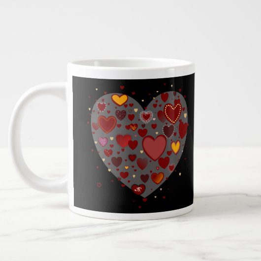 Grande Tasse Cœurs partout (Gauche)