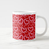 Grande Tasse Coeurs rouges (Droite)