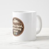 Grande Tasse Coffee Lover Daily Ritual Sticker (Devant droit)