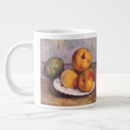 Grande Tasse coing, pommes, poires de Paul Cezanne (Gauche)