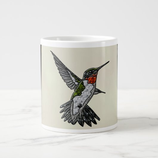 Grande Tasse Colibri Ruby Throsé (Devant)