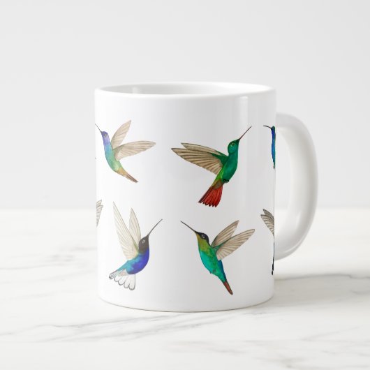 Grande Tasse Colibri tropical (Devant droit)