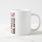 Grande Tasse Collage de Noël festif (Droite)