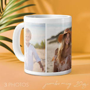 Grande Tasse Collage de photos de la colonne 3 - Grille moderne
