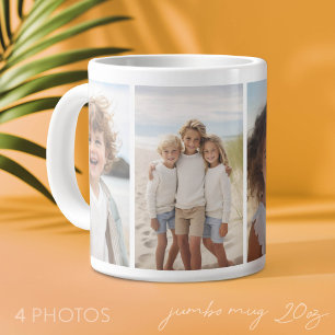 Grande Tasse Collage de photos en colonne 4 - Grille moderne ve