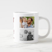 Grande Tasse Collage photo Best Dad Ever 4 (Droite)