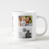 Grande Tasse Collage photo Best Papa Ever 4 (Droite)