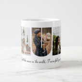 Grande Tasse Collage photo de maman pour la fête des mères (Devant)