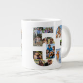 Grande Tasse Collage photo numéro 53 - 53e anniversaire (Devant droit)