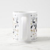 Grande Tasse Collection de voeux de Noël pour les cerfs et les (Dos)