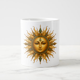 Grande Tasse Collection Gol Bano Cadran mural Soleil Doré Per