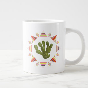 Grande Tasse Collection Llamarama   Cercle de cactus
